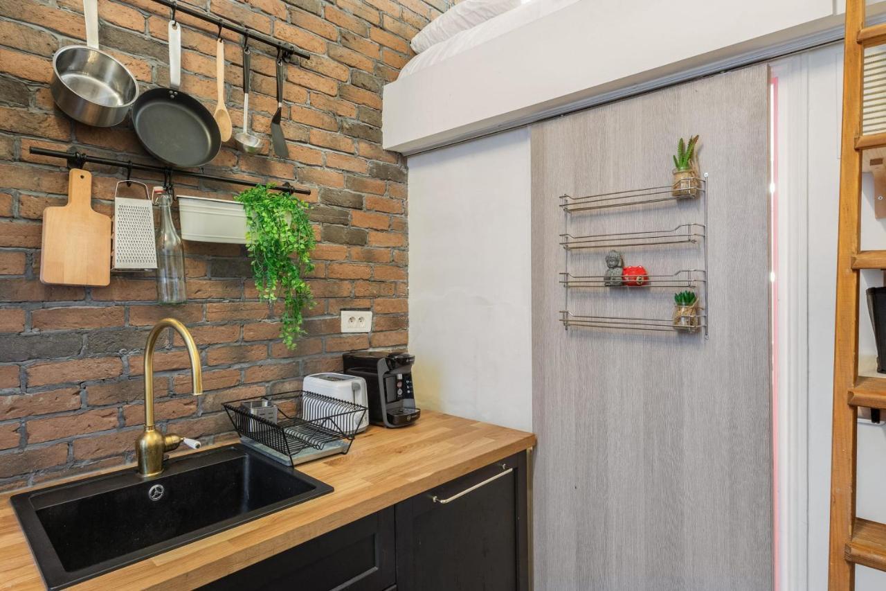 Charming Industrial-Style Studio Just Nearby Montmartre In Paris - Welkeys Apartamento Exterior foto