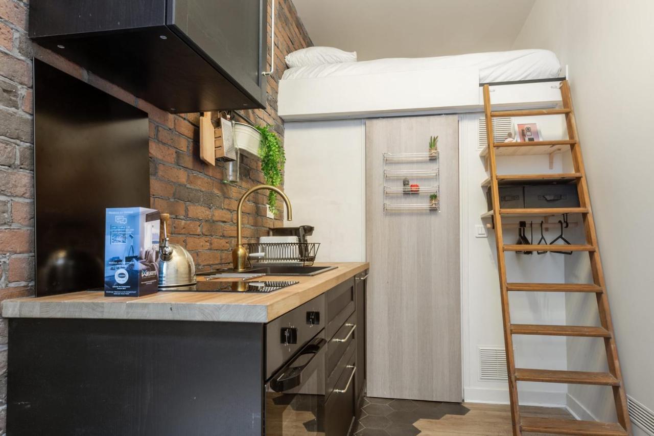 Charming Industrial-Style Studio Just Nearby Montmartre In Paris - Welkeys Apartamento Exterior foto